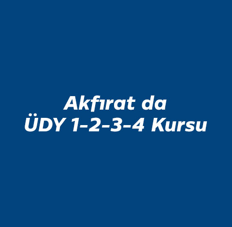 Akfırat ÜDY Belgesi Akfırat ÜDY Belgesi