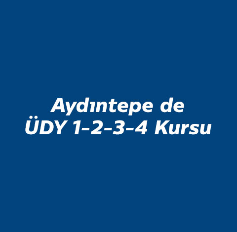 Aydıntepe ÜDY Belgesi Aydıntepe ÜDY Belgesi