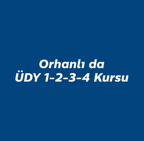 Orhanlı ÜDY Belgesi