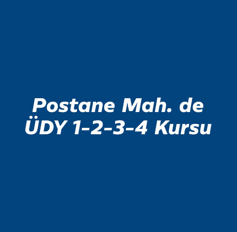 Postane Mahallesi ÜDY Belgesi Postane Mahallesi ÜDY Belgesi